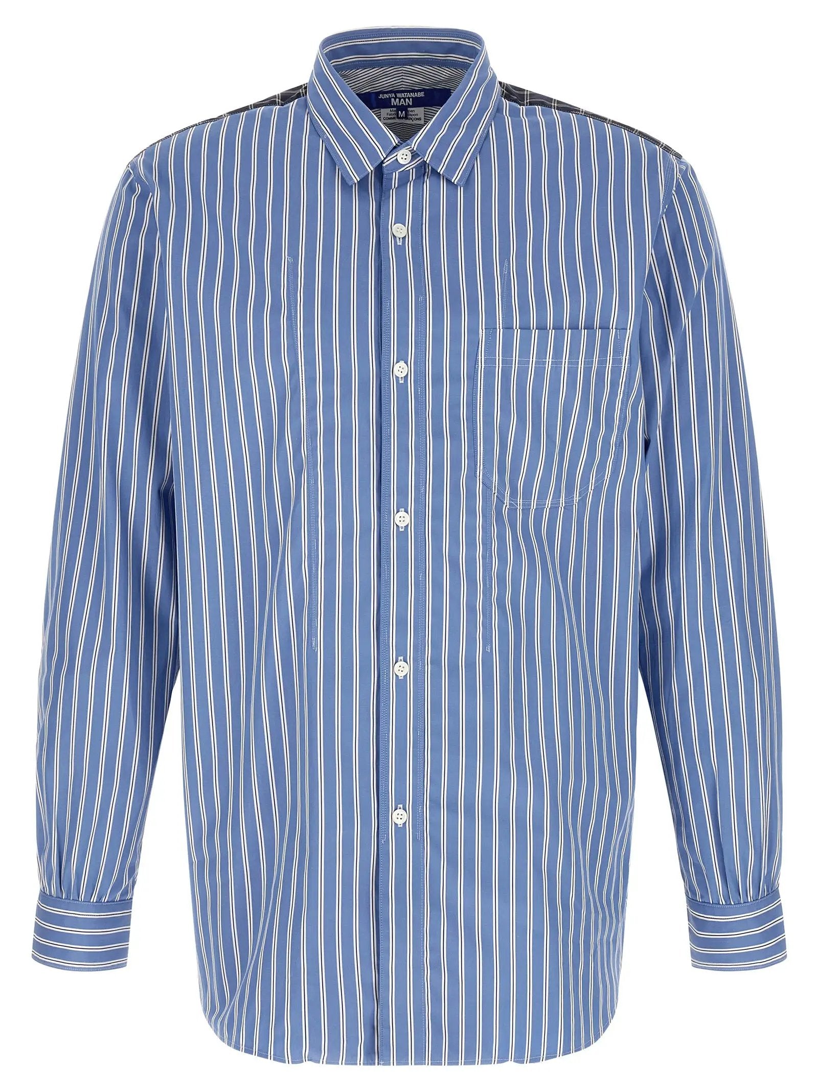 Junya Watanabe Blue Cotton Blouse