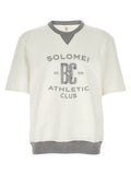 Brunello Cucinelli White Cotton Sweatshirt