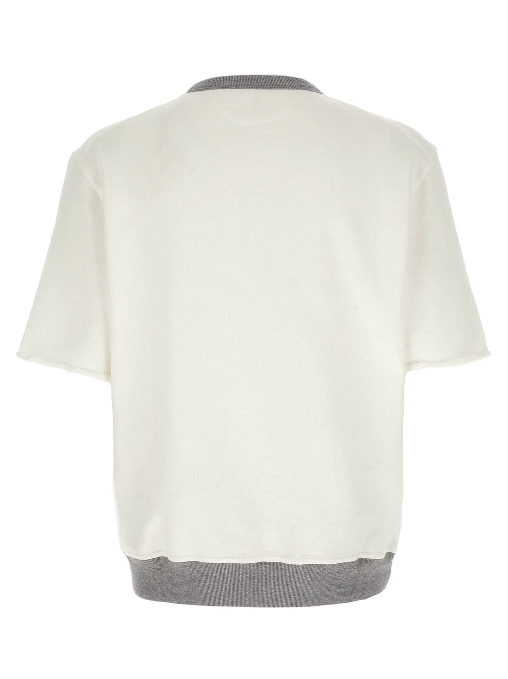 Brunello Cucinelli White Cotton Sweatshirt