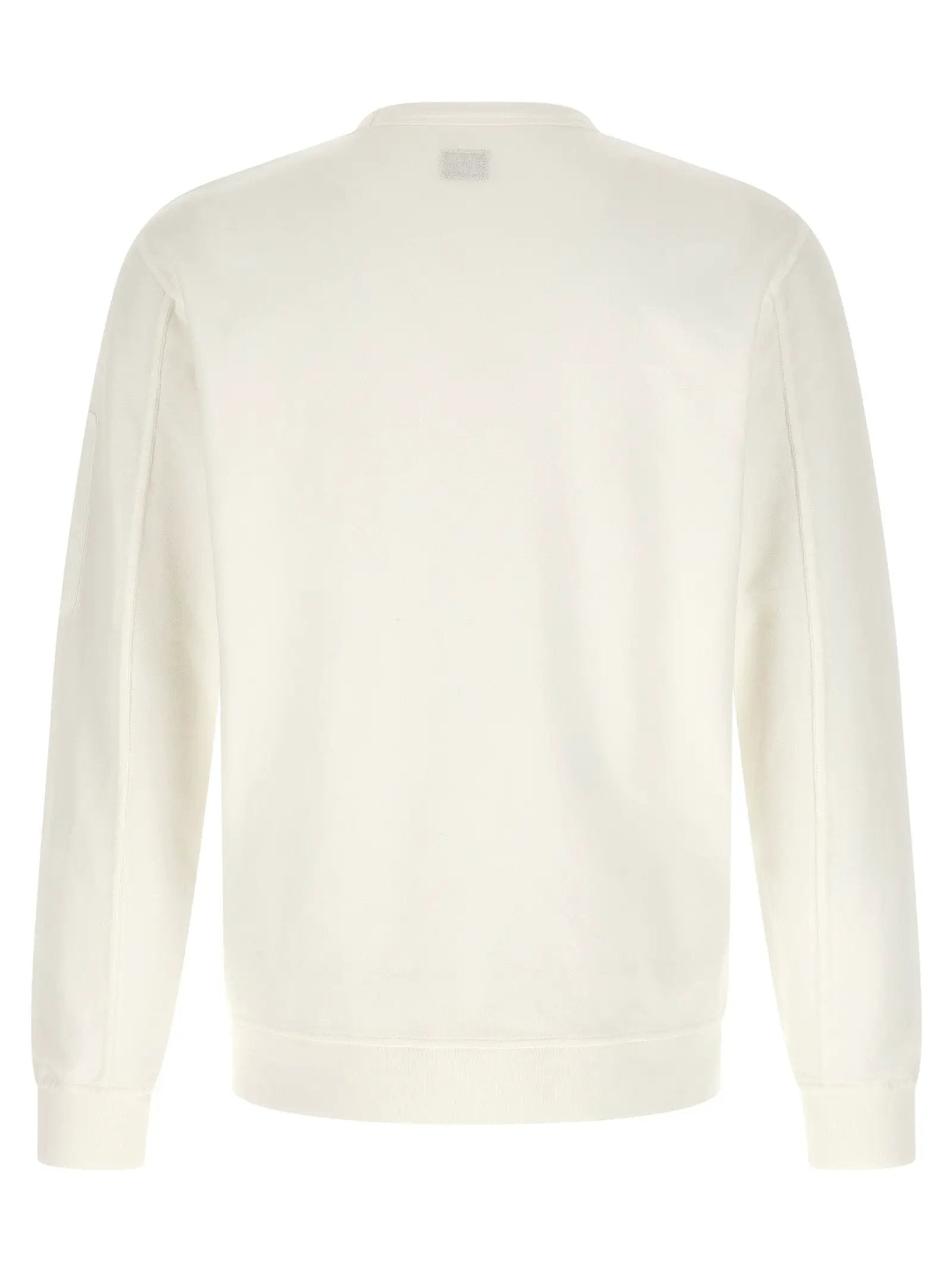 C.P. Company White Cotton Sweatshirt