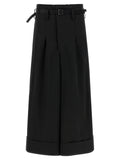 Junya Watanabe Black Acetate Flared Pants