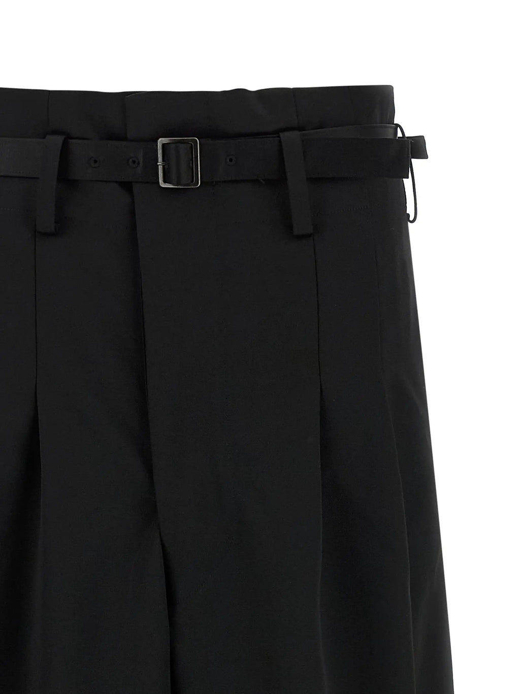 Junya Watanabe Black Acetate Flared Pants