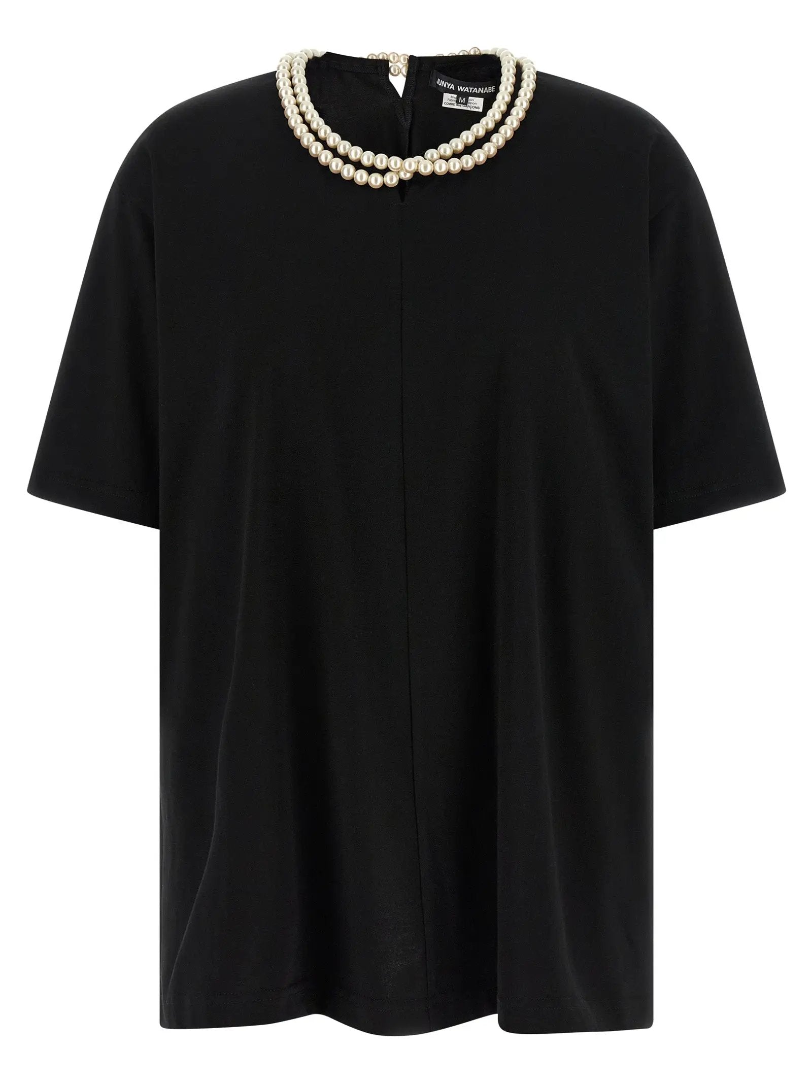 Junya Watanabe Black Cotton T-Shirt