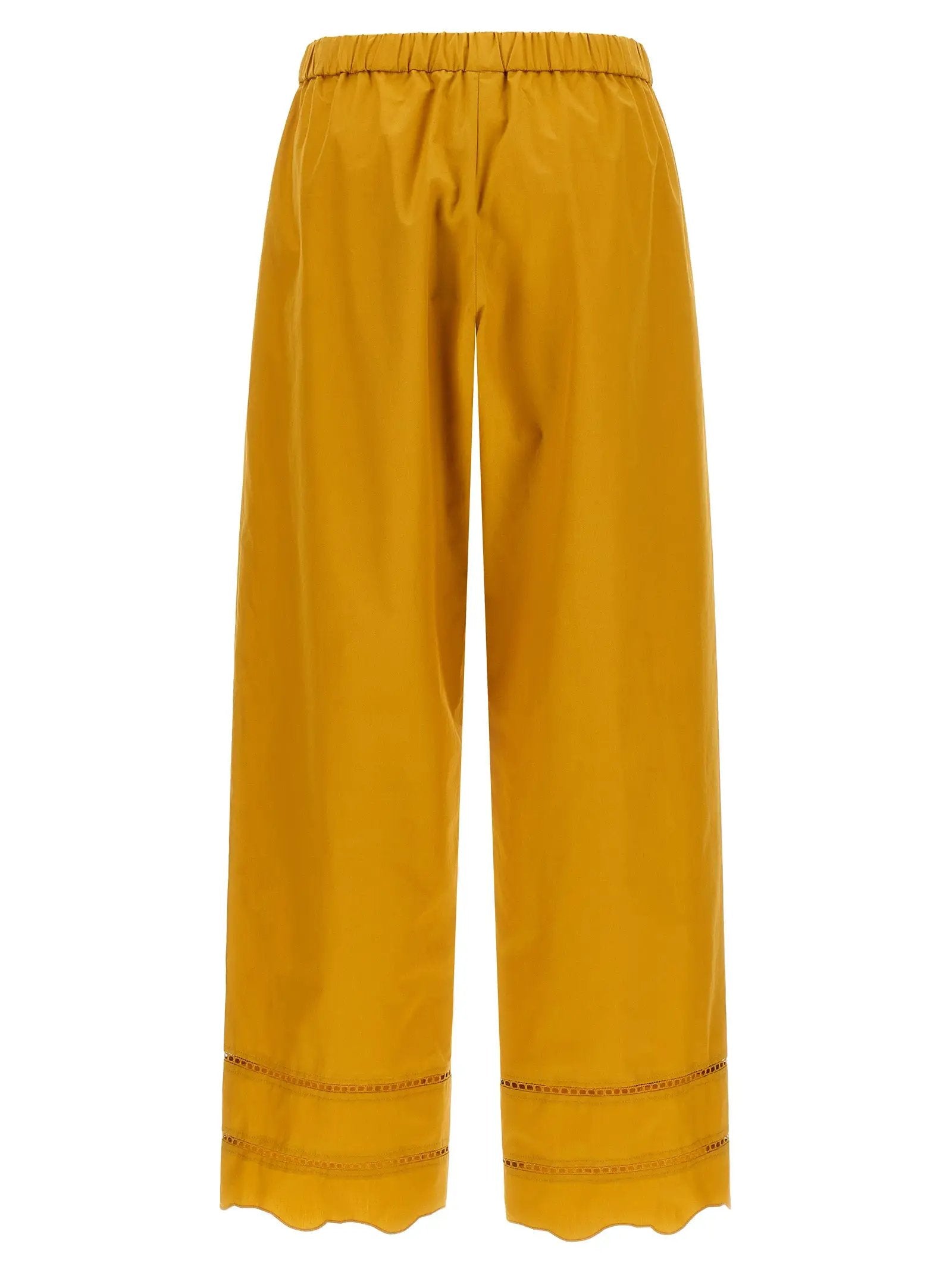 Fabiana Filippi Bicolor Cotton Casual Pants