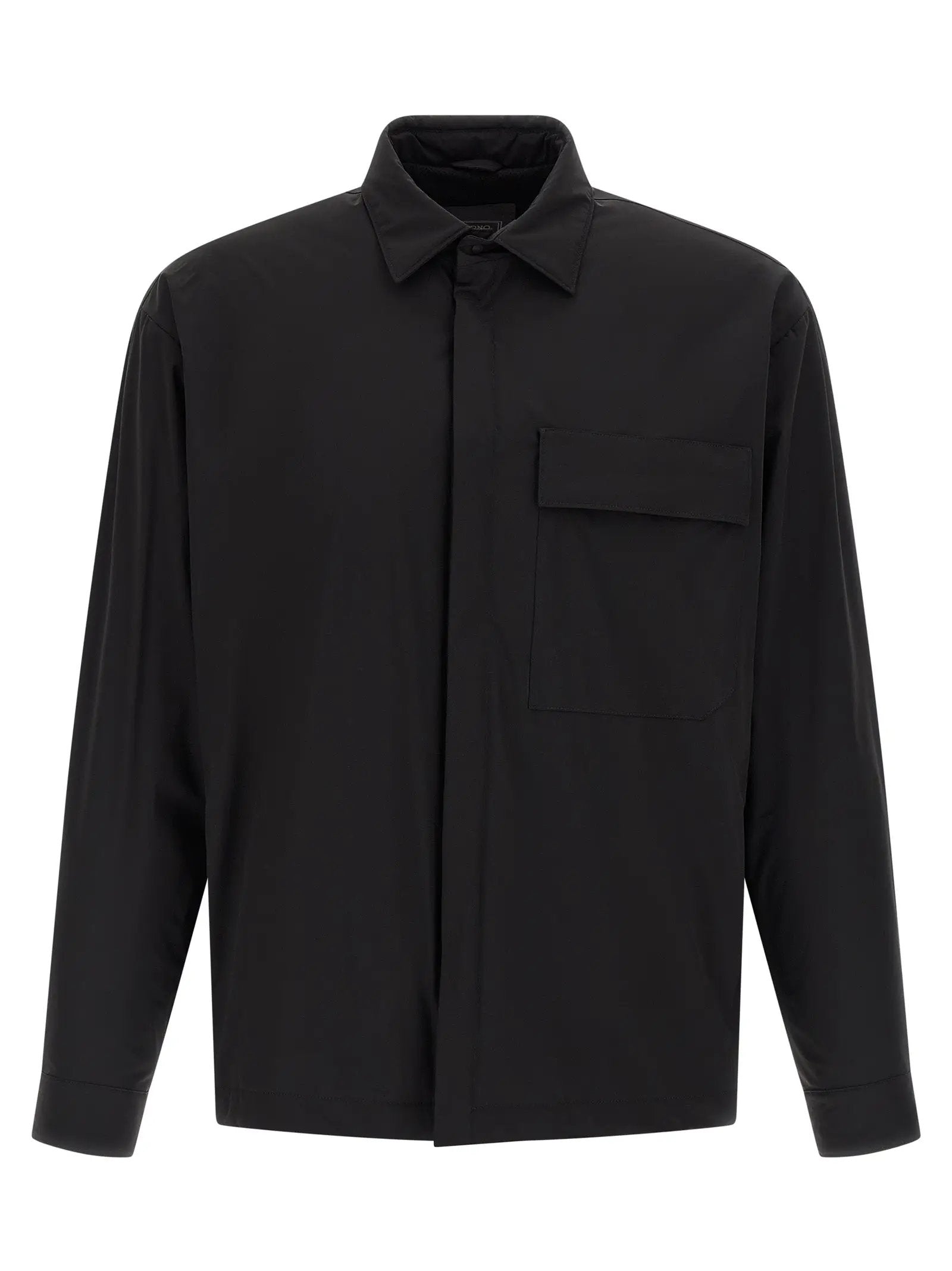 Herno Black Polyamide Shell Jacket