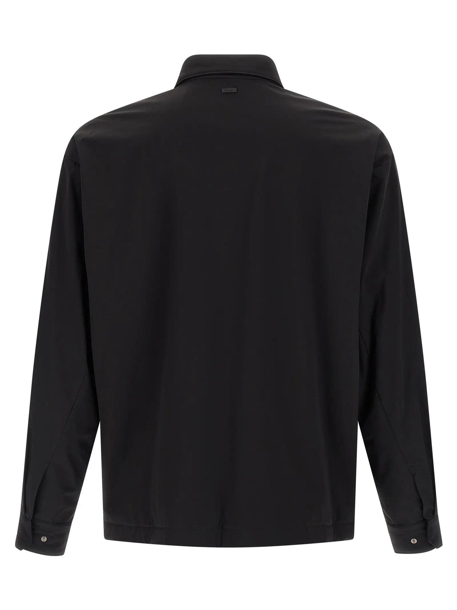 Herno Black Polyamide Shell Jacket