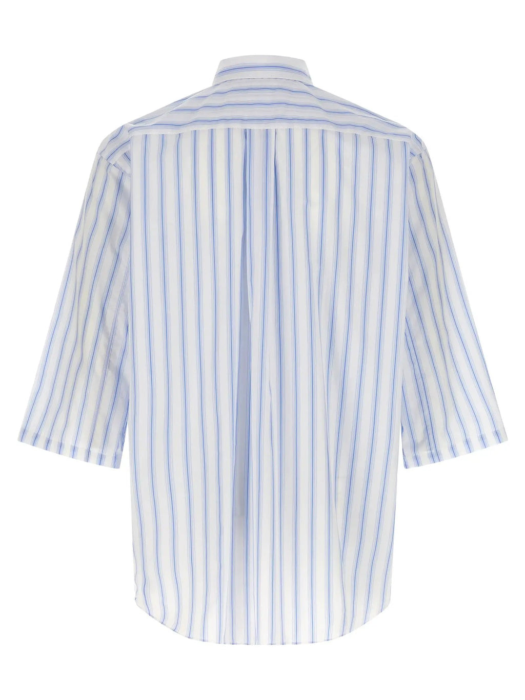 Comme Des Garçons Blue Cotton Blouse