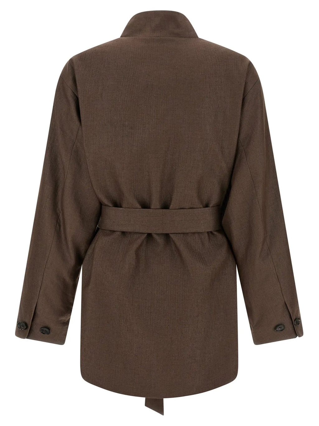 Kiton Brown Polyamide Blazer