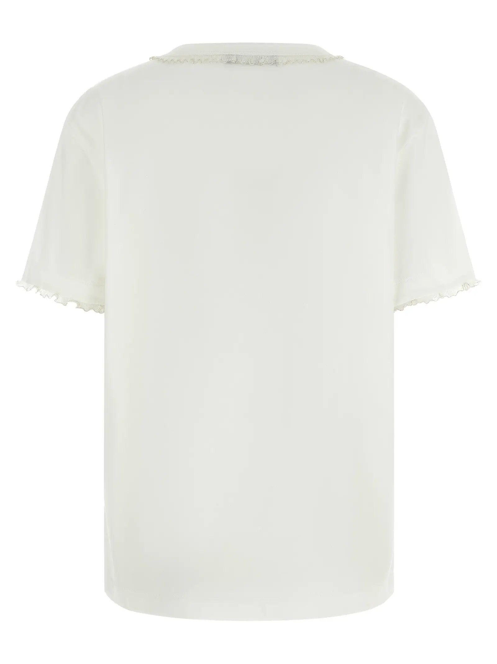Fabiana Filippi White Cotton T-Shirt
