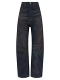 MM6 Maison Margiela Blue Cotton High-Waisted Jean