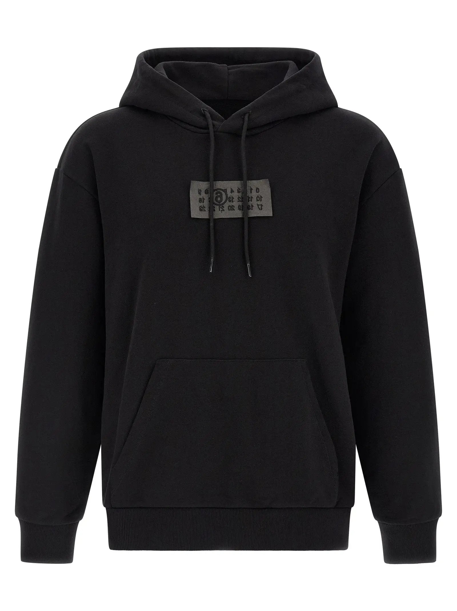 MM6 Maison Margiela Black Cotton Sweatshirt