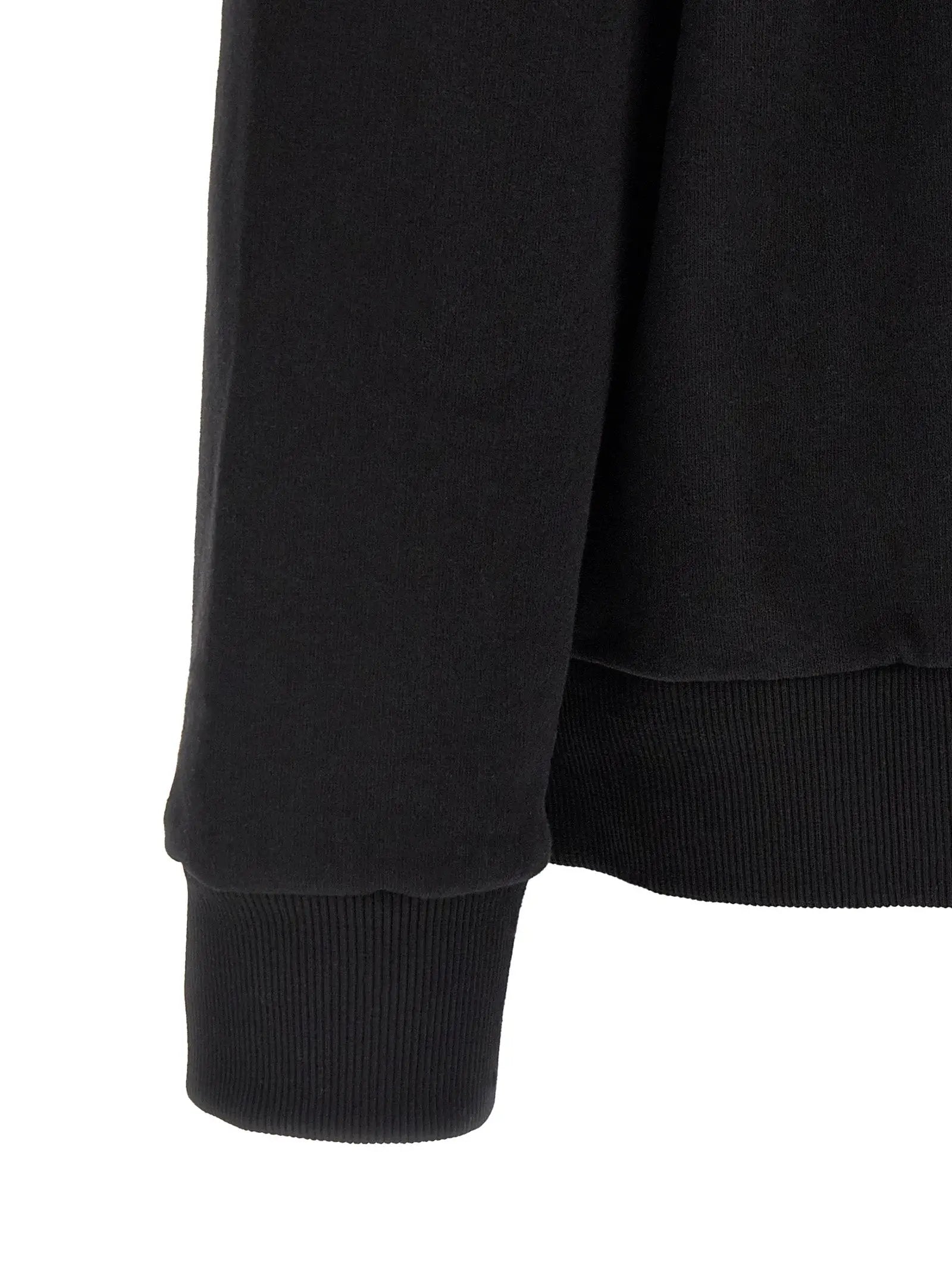 MM6 Maison Margiela Black Cotton Sweatshirt