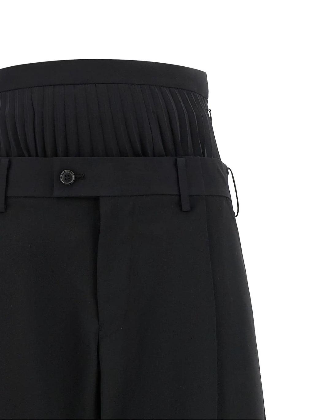 Junya Watanabe Black Wool Pants