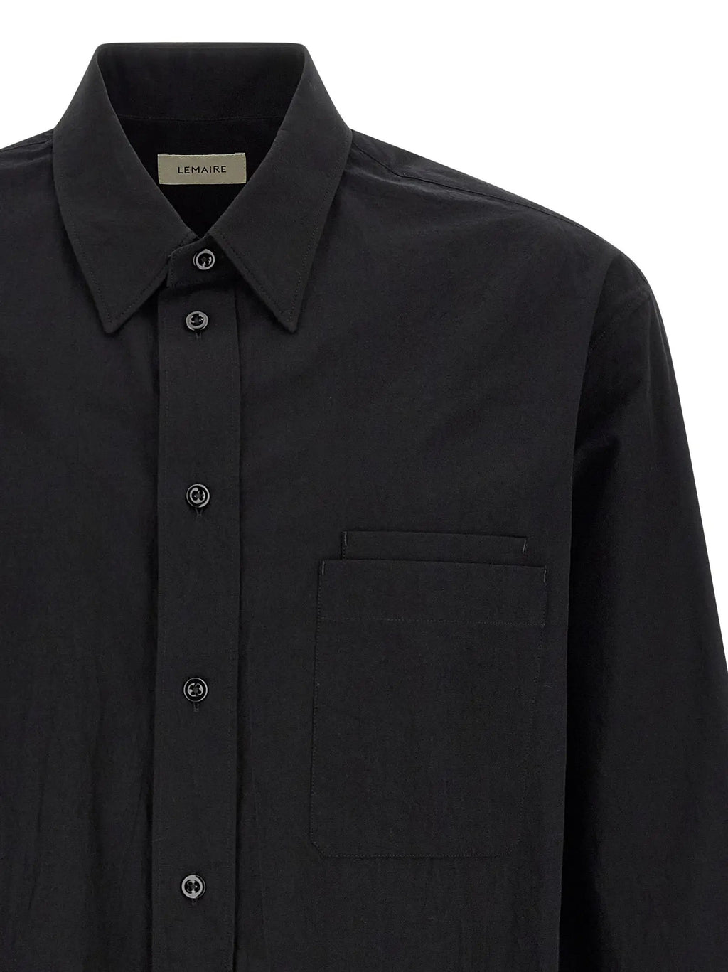 Lemaire Black Cotton Blouse