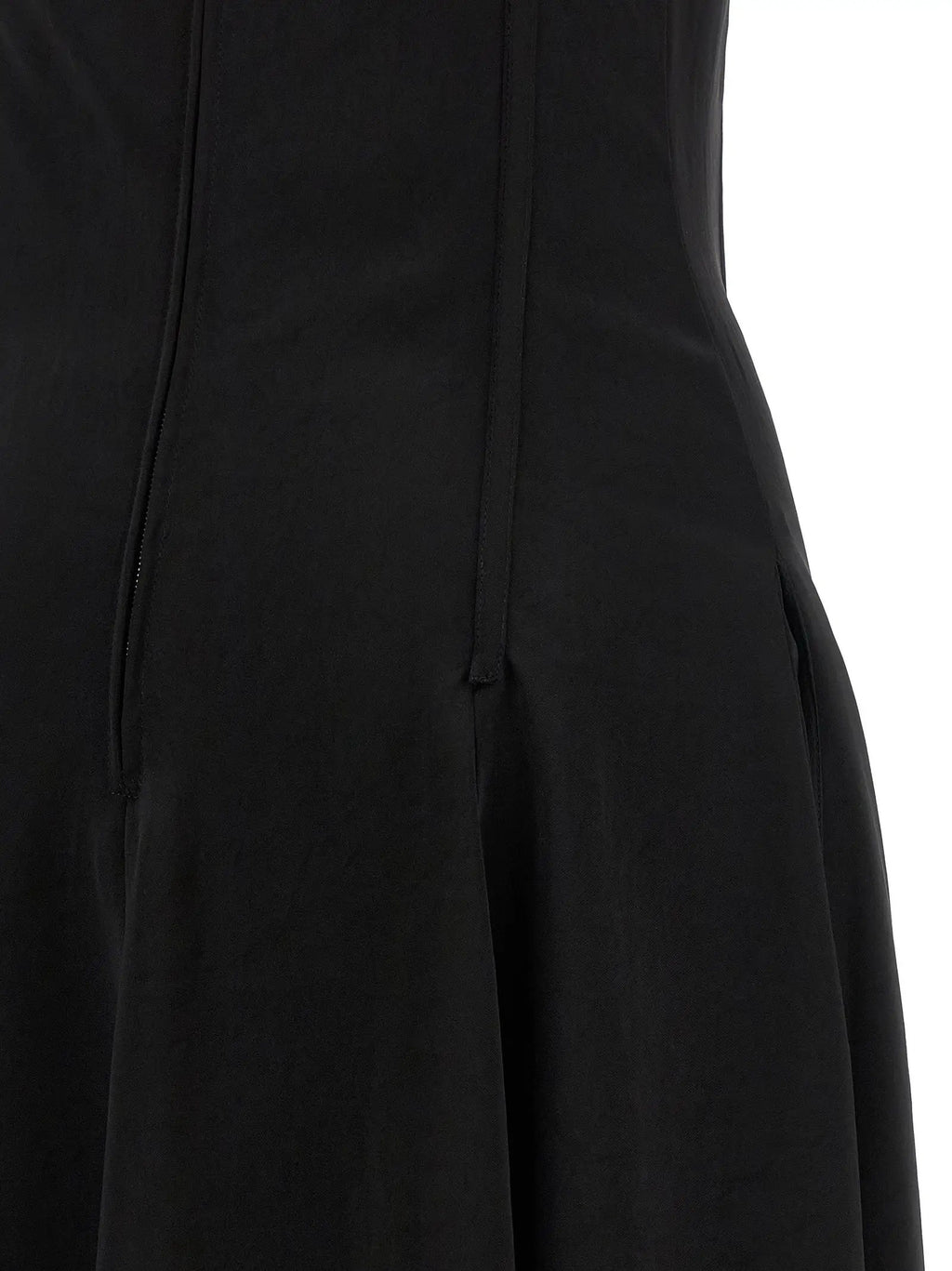 Alexander McQueen Black Acetate Long Dress