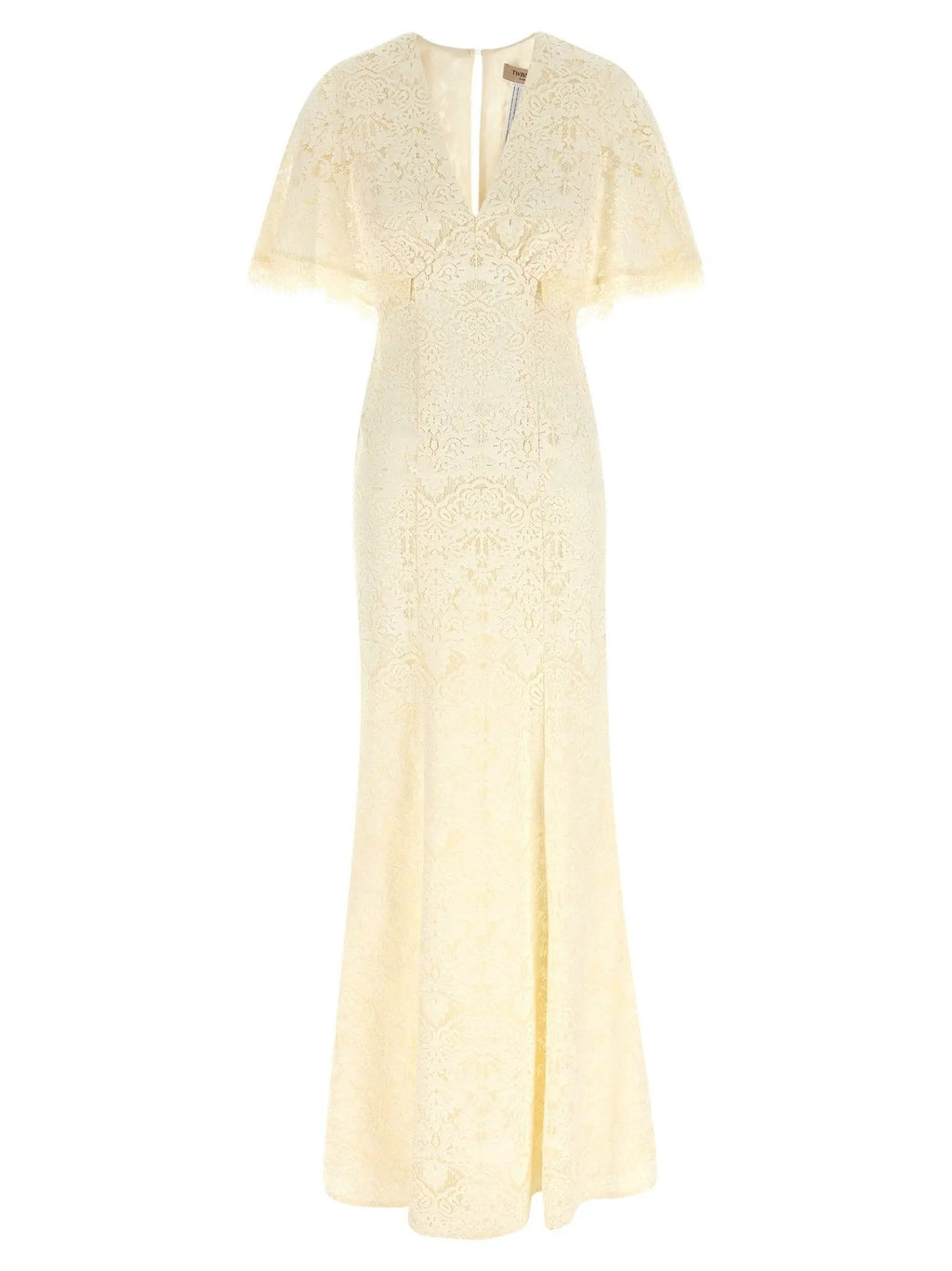 Twinset White Cotton Long Dress