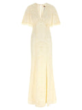Twinset White Cotton Long Dress