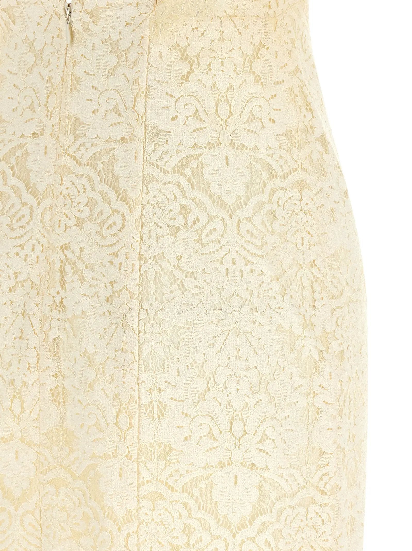 Twinset White Cotton Long Dress