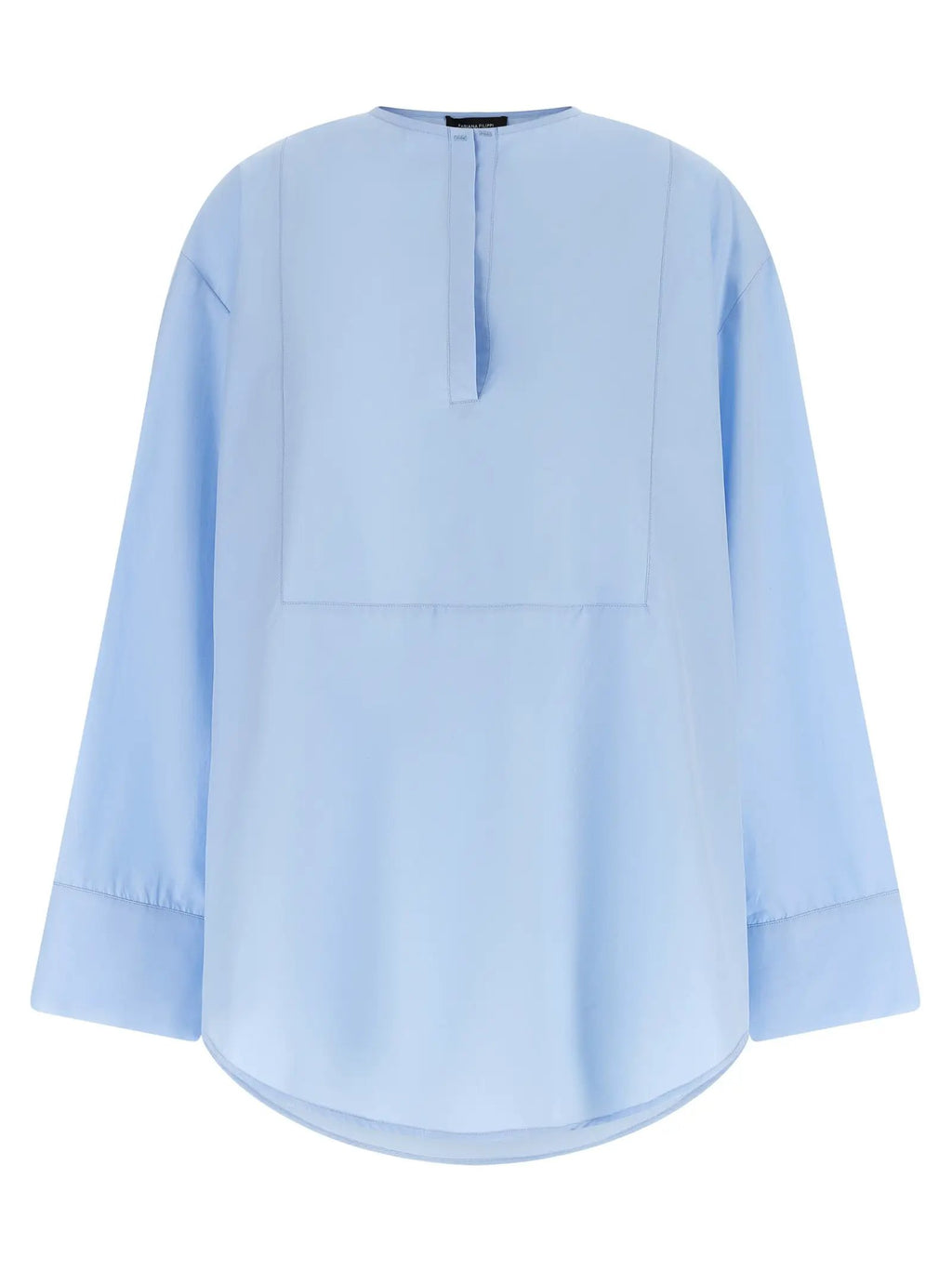 Fabiana Filippi Blue Cotton Blouse