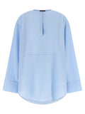 Fabiana Filippi Blue Cotton Blouse