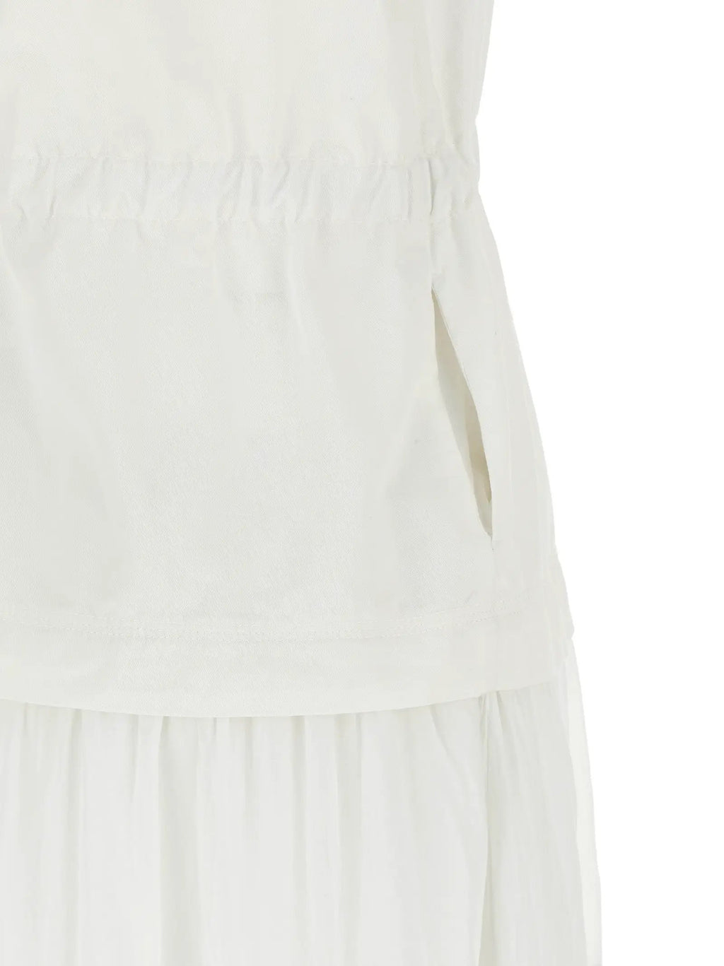 PINKO White Cotton Long Dress
