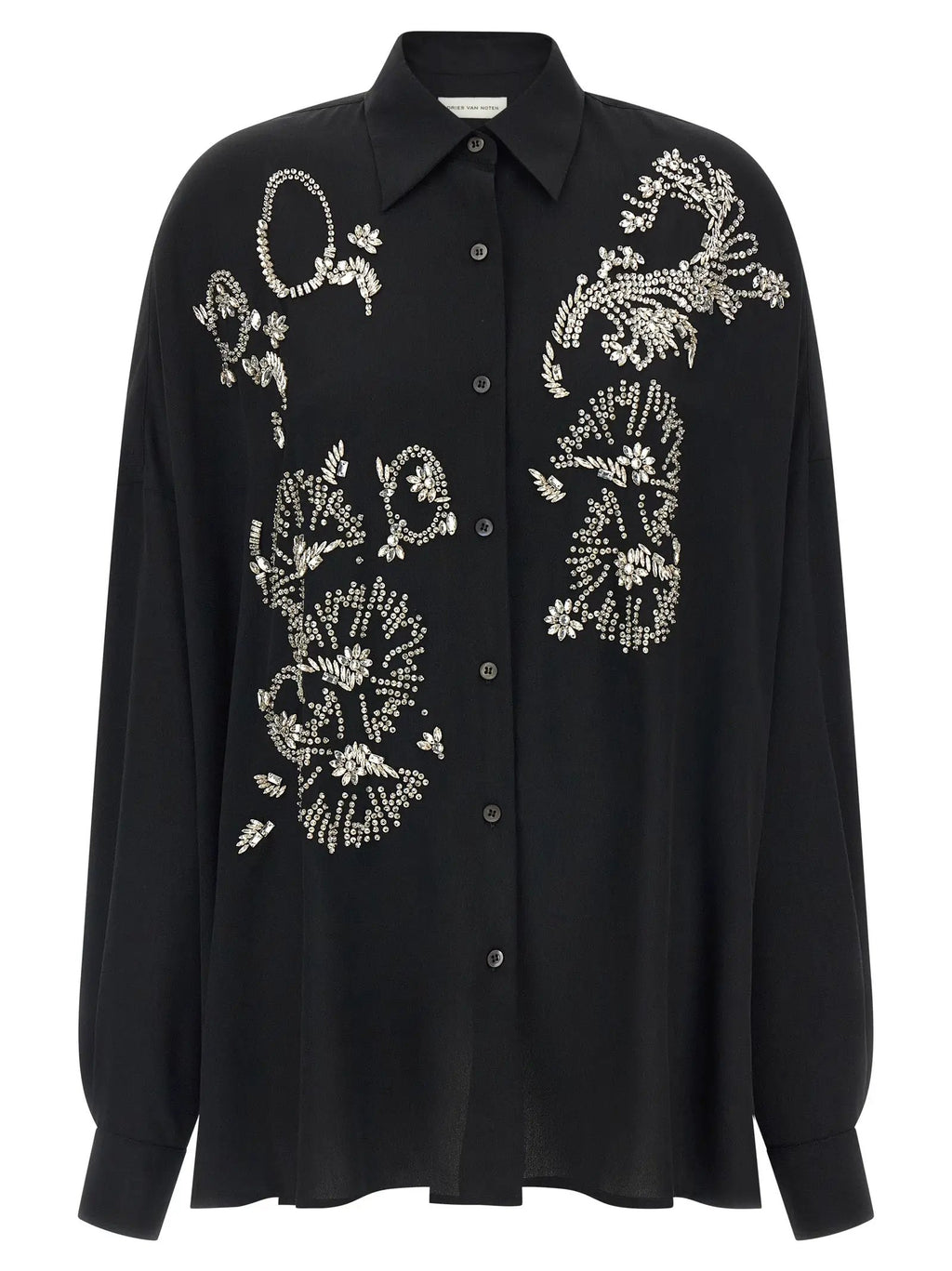 Dries Van Noten Black Polyester Blouse