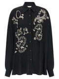 Dries Van Noten Black Polyester Blouse