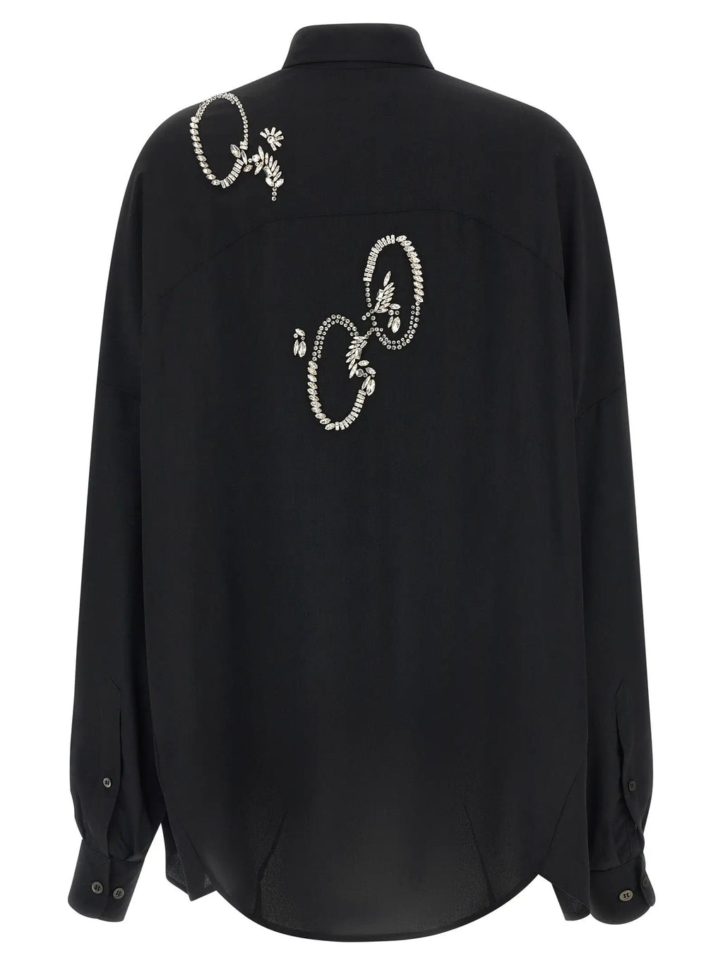 Dries Van Noten Black Polyester Blouse