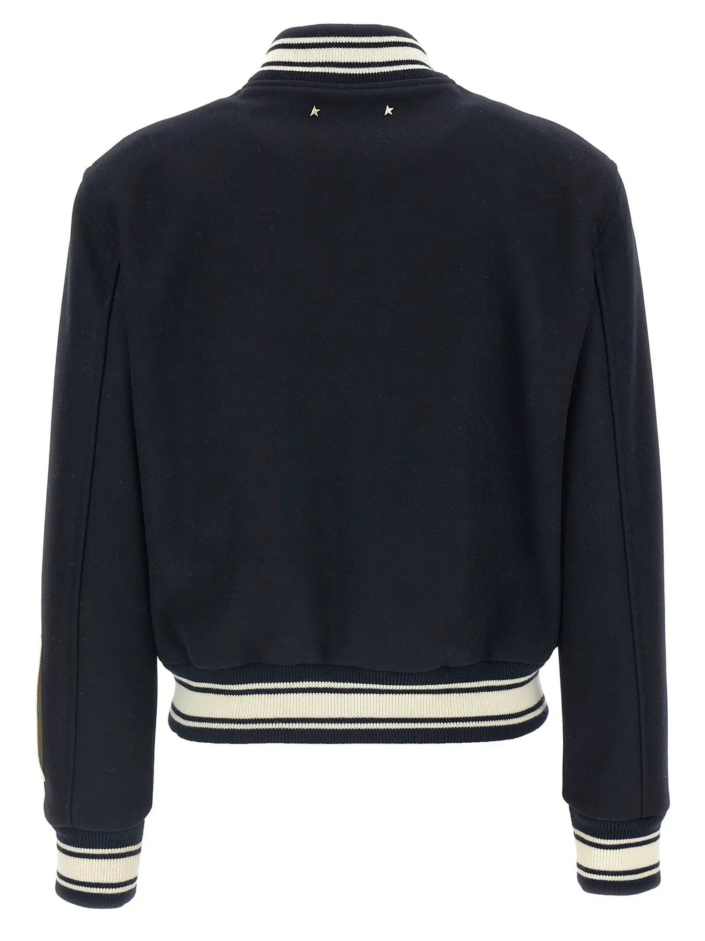 Golden Goose Blue Virgin Wool Bomber
