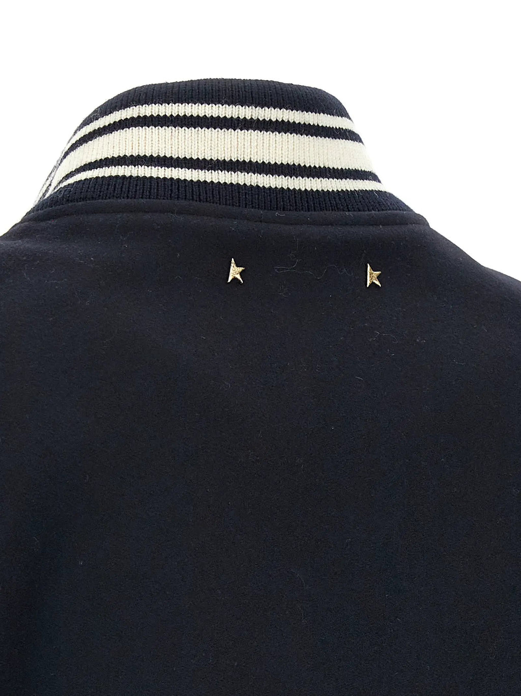 Golden Goose Blue Virgin Wool Bomber