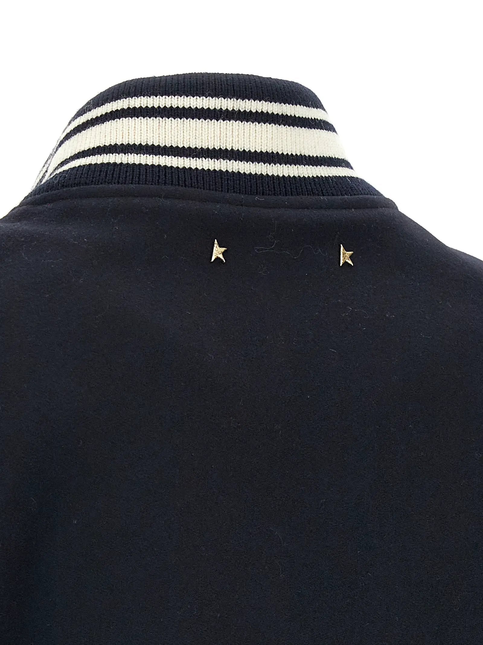Golden Goose Blue Virgin Wool Bomber