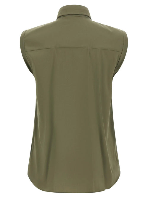 Brunello Cucinelli Blouse en coton bicolore