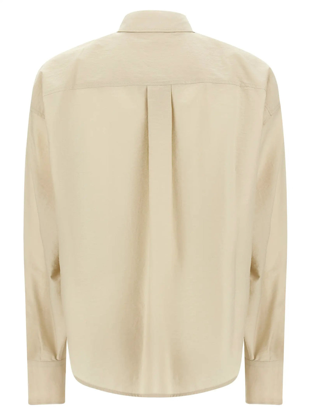 Brunello Cucinelli Beige Cotton Blouse