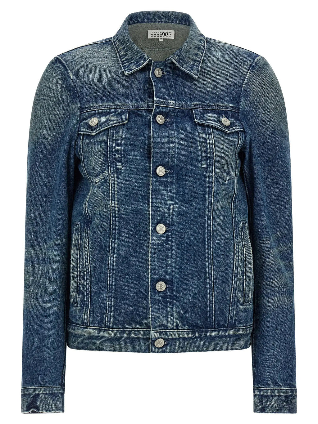 MM6 Maison Margiela Blue Cotton Denim Jacket