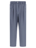 Brunello Cucinelli Blue Viscose Casual Pants