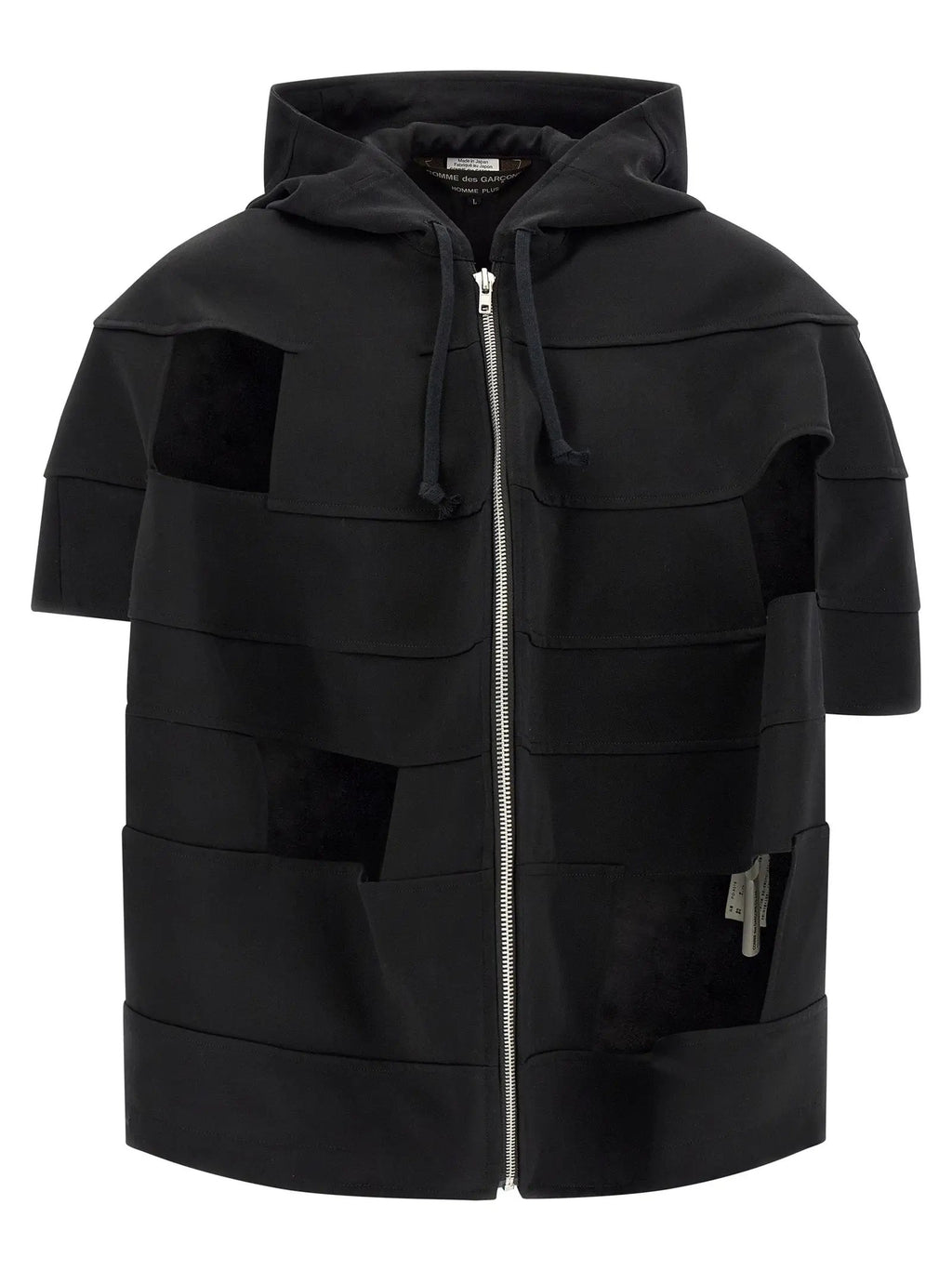 Comme Des Garçons Black Wool Shell Jacket