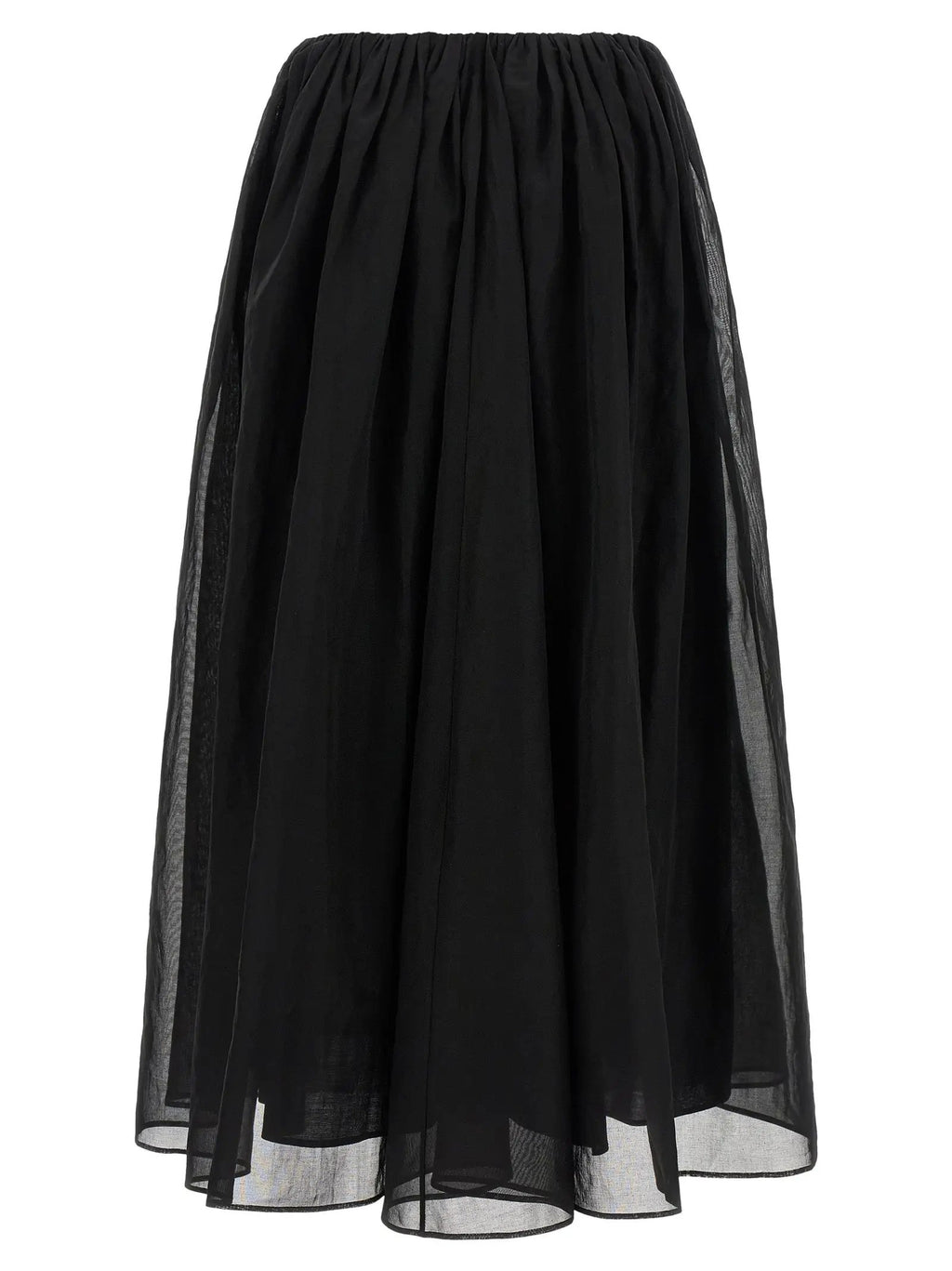 Brunello Cucinelli Black Cotton Mini Skirt