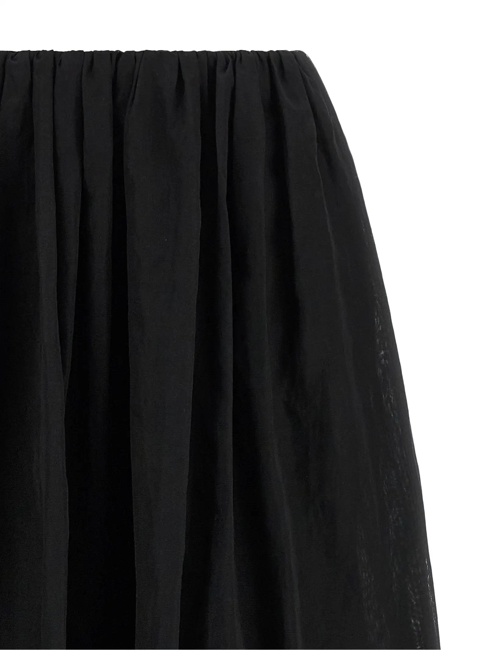 Brunello Cucinelli Black Cotton Mini Skirt