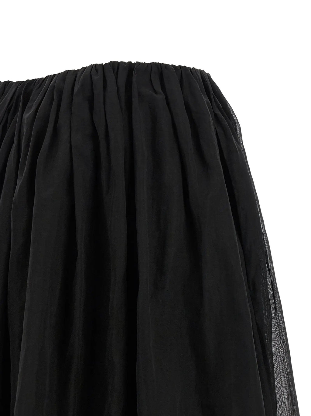 Brunello Cucinelli Black Cotton Mini Skirt