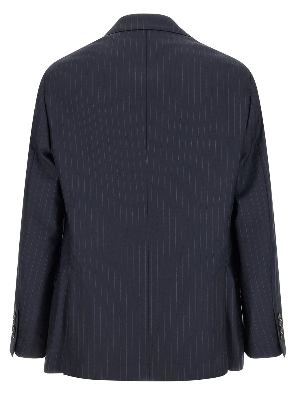 Brunello Cucinelli Blue Virgin Wool Blazer