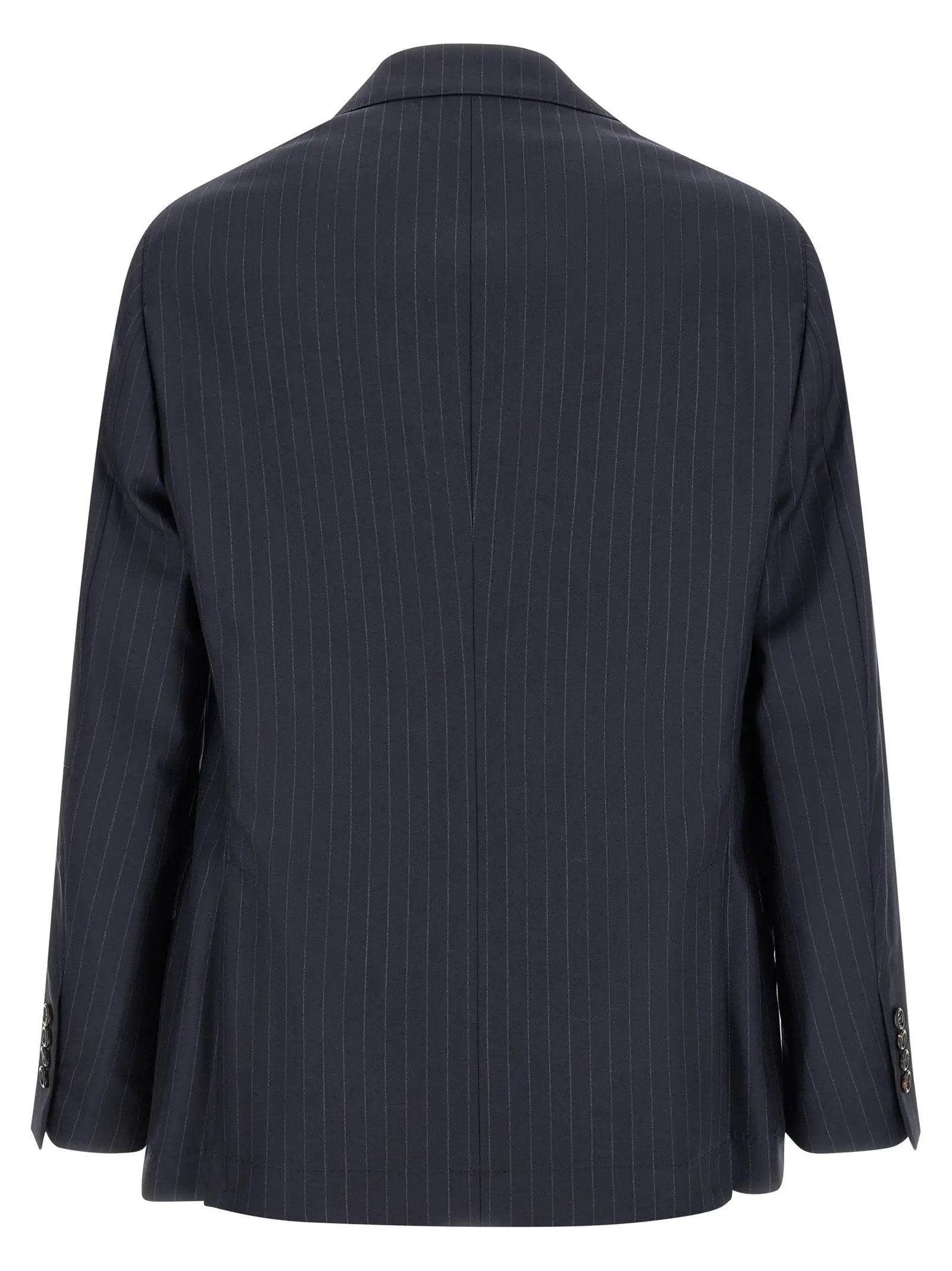 Brunello Cucinelli Blue Virgin Wool Blazer