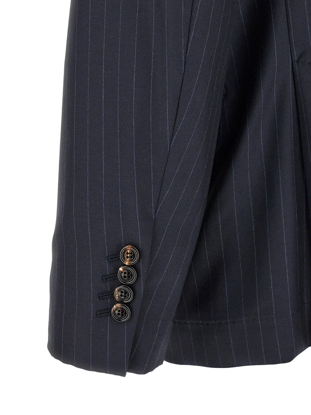 Brunello Cucinelli Blue Virgin Wool Blazer