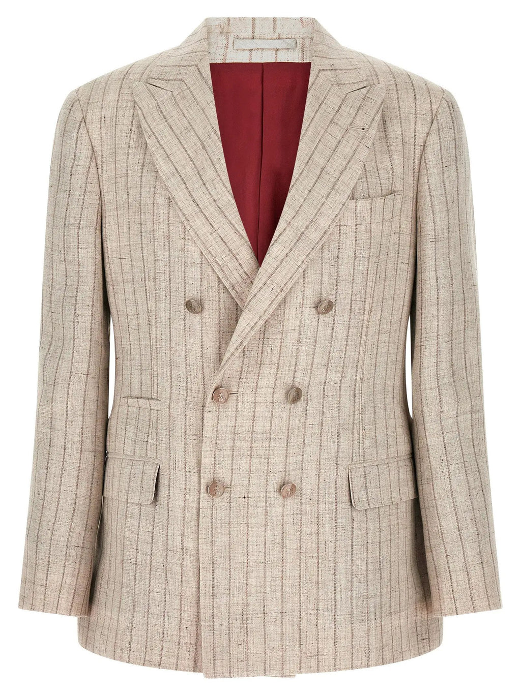 Brunello Cucinelli Gray Linen Blazer