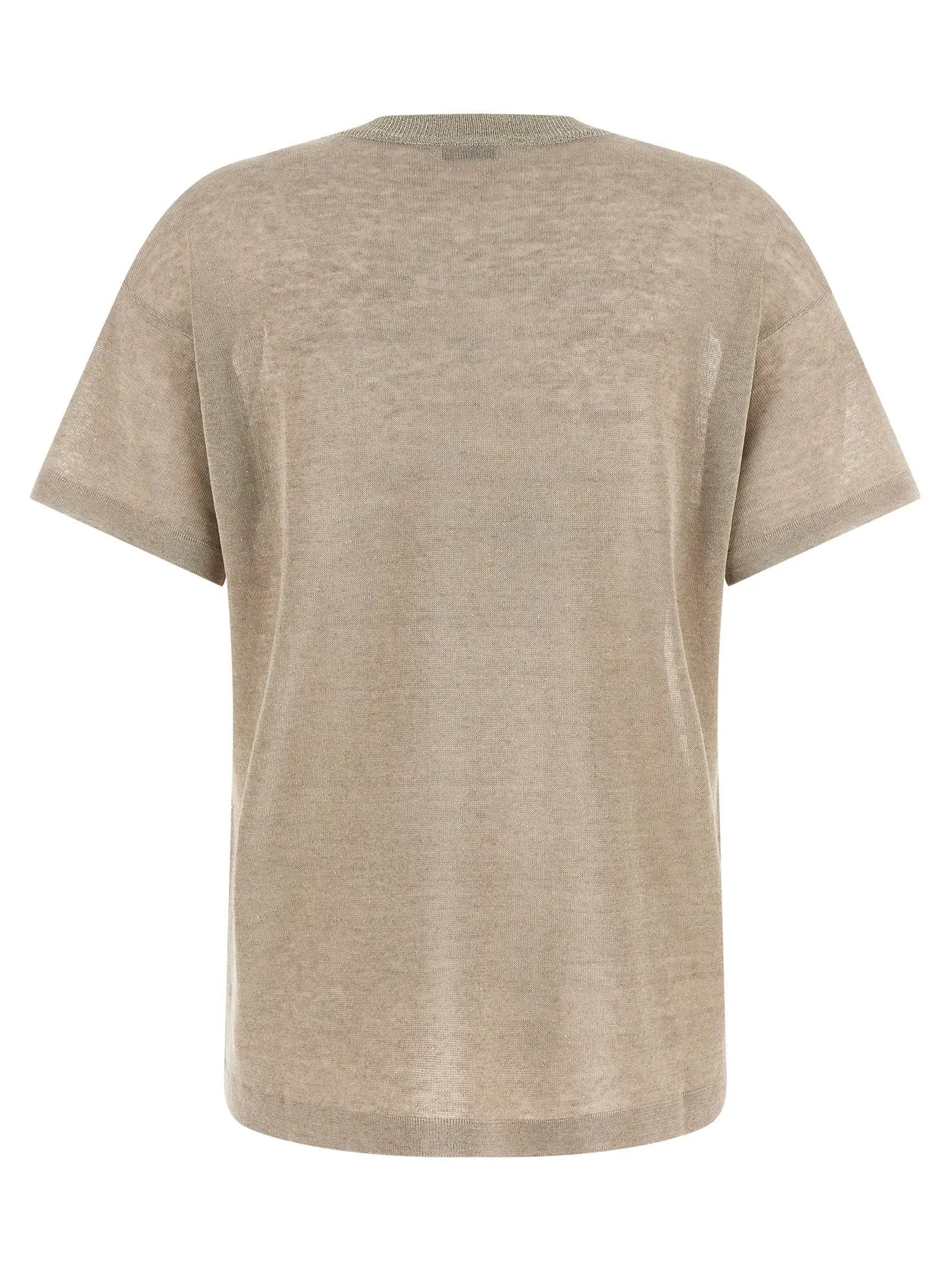Brunello Cucinelli Beige Linen Cardigan