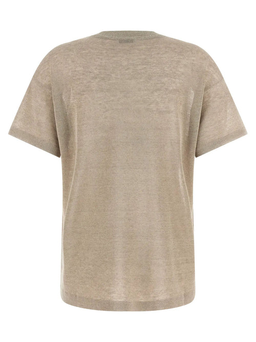 Brunello Cucinelli Beige Linen Cardigan