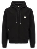 Dolce & Gabbana Black Cotton Sweatshirt