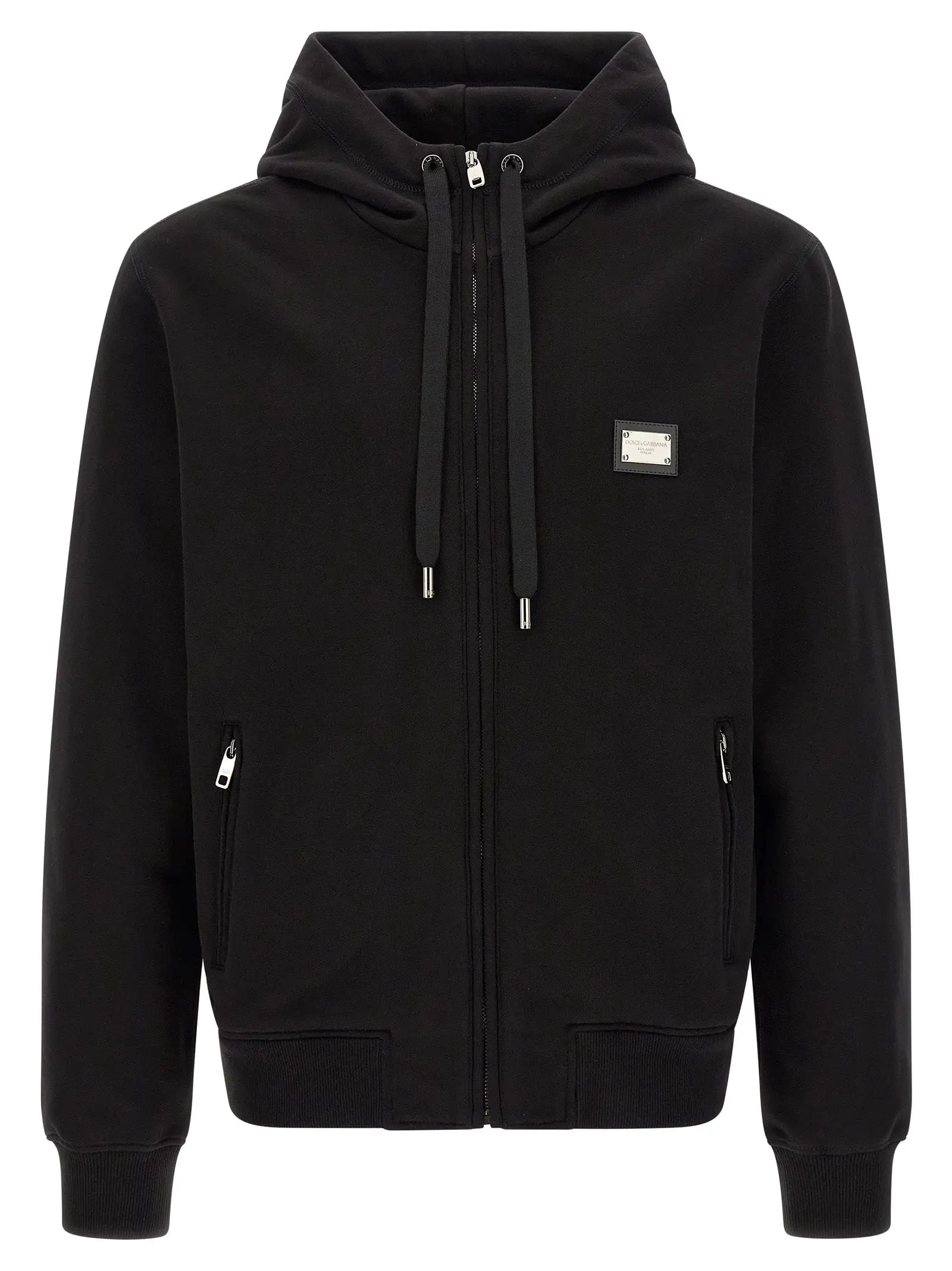 Dolce & Gabbana Black Cotton Sweatshirt