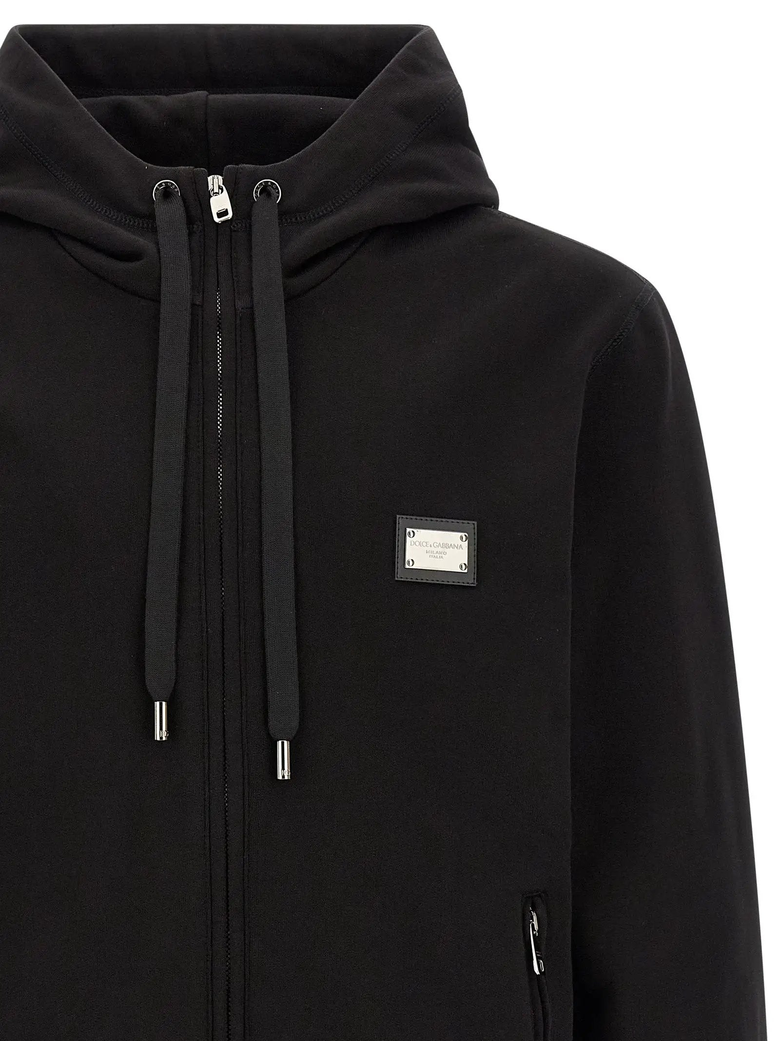 Dolce & Gabbana Black Cotton Sweatshirt