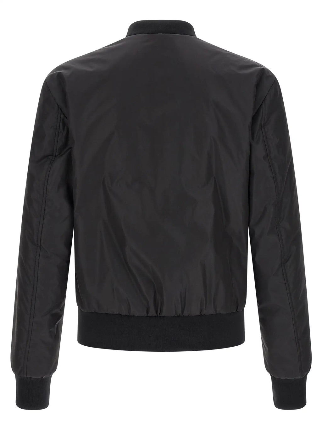 Dolce & Gabbana Black Polyamide Bomber