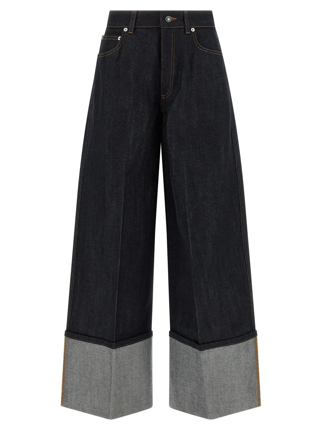 Givenchy Blue Cotton Flared Jeans